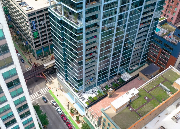 Parkline Apartments aerial view